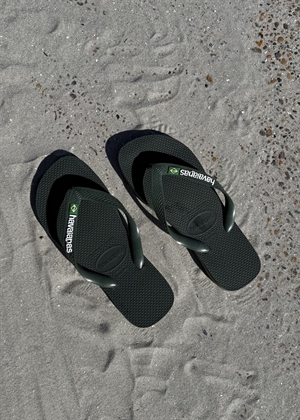 Hav. Brasil Logo sandal Green Olive Havaianas